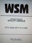 Rtv-x1120d 102396501 Kubota Oem Workshop Manual-utility Rtv-x1120d 102396501 Kubota Oem Workshop Manual-utility