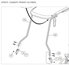 103750101 Club Car Strut Canopy