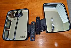 10lol Xooot72dmd Golf Cart 5.5x7 Side Mirrors - No Mounting Hardware Included