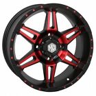 14hd704-red 14hd714 Set Of Sti Golf Wheels
