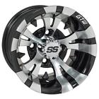 19-168 Golf Cart Gtw Vampire Wheel Includes Lugs Center Cap Single 19-168 Golf Cart Gtw Vampire Wheel Includes Lugs Center Cap Single