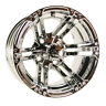 19-180 Set Of Golf Cart Gtw Specter Inch Chrome Wheel With
