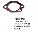 4750 Nivel Club Car Ds Precedent Carburetor Manifold Gasket Models