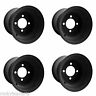 55118 Aftermarket Products Set Of Golf Cart Wheels Black Steel Centered 55118 Aftermarket Products Set Of Golf Cart Wheels Black Steel Centered