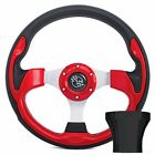 56913 56705 Unbranded Rally Style Red Steering Wheel Adapter Club Car Ds 56913 56705 Unbranded Rally Style Red Steering Wheel Adapter Club Car Ds