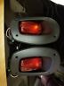 8065 Ezgo Rxv Golf Cart Replacement Tail Lights Withtemplate And Hardware