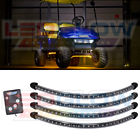 842383107224 Ledglow Lighting 4pc Yellow Led