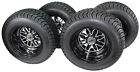 A107013900916042055010-b4 With Fusion Glossy Black Wheels For Golf Cart 711841580650