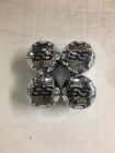 A6654 Unbranded Ss Hard Plastic Chrome Metal Center Caps Golf Cart A6654 Unbranded Ss Hard Plastic Chrome Metal Center Caps Golf Cart
