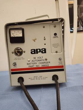 Apa 388502 - Model 12060 36 Volt Forklift Golf Cart Automatic Battery Charger Used
