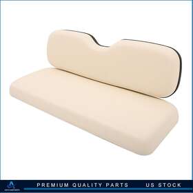 Asucarparts Aup163723r12 Fits Madjax And Gtw Golf Cart Rear Seat Kits White Cushion Set