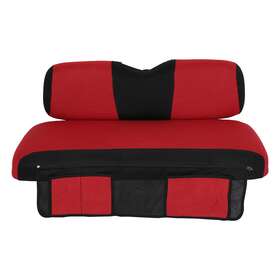 Adp17613to225s Autodayplus Black And Red Golf Cart Front Seat Cover With Storage Bag Fits Ezgo Txt