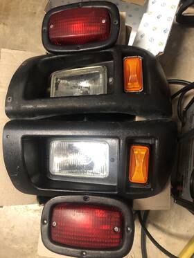 Apo193536 Autoooparts Golf Cart 1993-up Oem Light Kit Headlights And Tail Lights For Club Car Ds