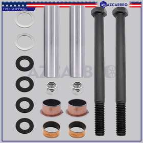 70749g01 Azcarbro 70648g01 Spindle King Pin Tube Bushing Bolts Kit New For Ezgo Txt / Pds 2001-up