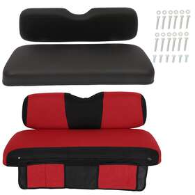 Bmp8433642it Brakemotorparts For Ezgo Txt Black Golf Cart Front Cushion With Cover Storage Bag New