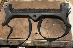 102504001 Club Car Precedent/tempo Golf Cart Oem Rear Bag Holder / Straps Used