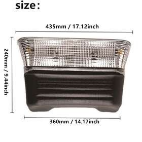 102544301 Club Car Pecedent Replacement Halogen Headlight 102544301 Club Car Pecedent Replacement Halogen Headlight