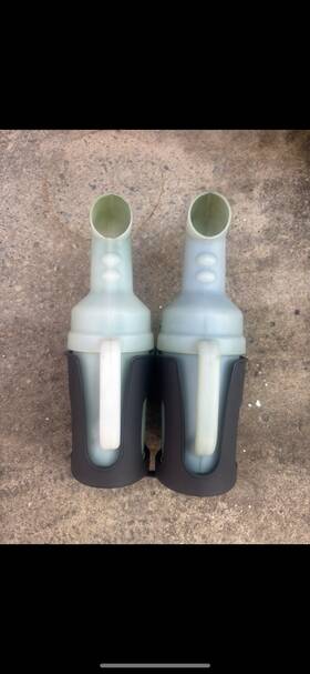 Club Car 103451902 Dual Set Of 2- Non-handled Seed/ Sand Bottle Kit Hardware