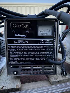 1037179010130706 Club Car Powerdrive 48v Golf Cart Battery Charger Oem Working Ds/precedent