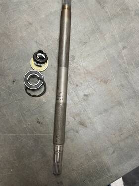105066001 Club Car Precedent Gas Ex40 Rearend 19 3/4 Driverside Left Axle With New Bearing