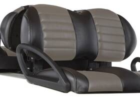 47671439028 Club Car Oem Onward Precedent Tempo Premium Black Gray Front Seat Back Backrest