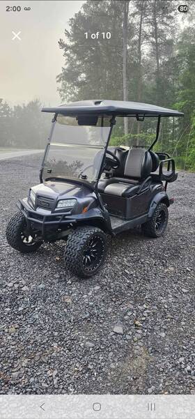 Club Car Dm2522-660464 2024 Onward Hp Lifted Golf Cart 48v Ac Motor With Trojan Batteries