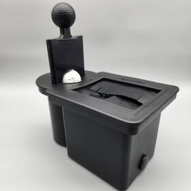 103blk-1 Club Clean Universal Golf Cart Black Ball Washer And For Ezgo Car Yamaha