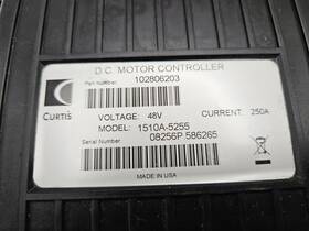 1510a-5255 Curtis 102806203 Black Golf Cart Computeruseddc Motor Controller 48v 250a Model