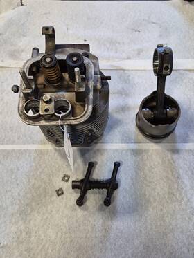 885084 Cushman Omc Cylinder 2 With Rod Piston And Rocker 885084 Cushman Omc Cylinder 2 With Rod Piston And Rocker