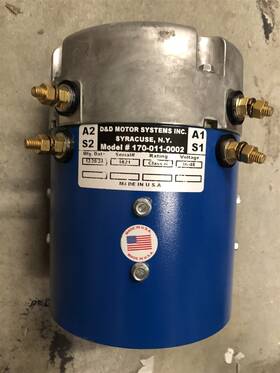 170-011-0002 D & Motor Systems Inc. And 170-011-002 Regen Club Car 36/48 Voltage Class H