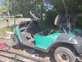 E-z-go 01295 Golf Cart Txt Ez-go Shell Including The Engine Seized