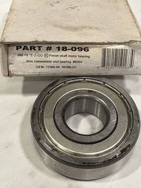 18-096 E-z-go Pinion Shaft Motor Bearing For Ezgo Golf Carts Part #
