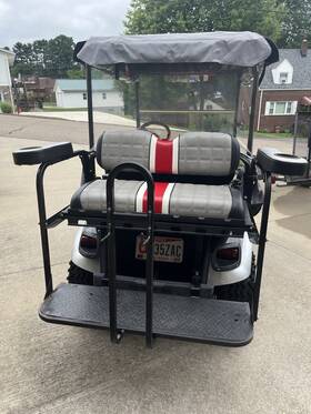 740-632-7717 E-z-go 24455.6803.2 Osu Gas Golf Cart Fully Refurbished Price 6500.00 Or Bo Call
