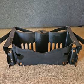 510607-b E-z-go Ezgo Golf Cart Rear Basket With Bag Straps Rxv 2008 Black Genuine Oem