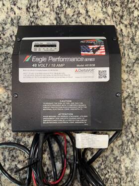Eagle Performance Series 4818ob 48 Volt / 18 Amp Battery Charger For Golf Carts