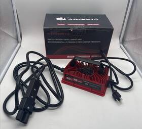 E8-48v15a-sj Epowrey 48v 15a Golf Cart Battery Charger For Yamaha G19-g22 2-pin Plug Waterproof E8-48v15a-sj Epowrey 48v 15a Golf Cart Battery Charger For Yamaha G19-g22 2-pin Plug Waterproof