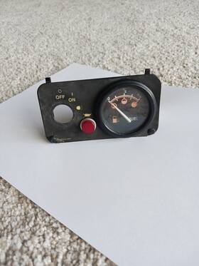 Ezgo 21553g1 Rg-264 4/1/13 E-z-go Txt Fuel Gauge Oil Pressure Light Key Switch Plate Used 2013 Working