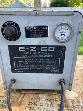 00143 Ezgo Textron E-z-go 36 V -25 Amps Golf Cart Battery Charger 120v Deep Cycle Original