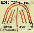 Ezgotxt2ga13sorg Golfchargerpro Ezgo Golf Cart Battery Cables Set Gauge For Txt