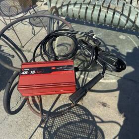 202008 Form Charge 48v 15 Amp Golf Cart Smart Battery Charger Quick Club Car Round