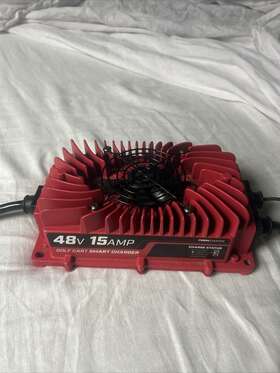 Form Charge F48v15a201 48 Volt 15 Amp 3 Pin Club Car Golf Cart Smart Battery Charger Brand New