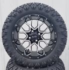 Fusion-at14 Agc Gloss Black Machined Wheels All Terrain Tires Fusion Golf