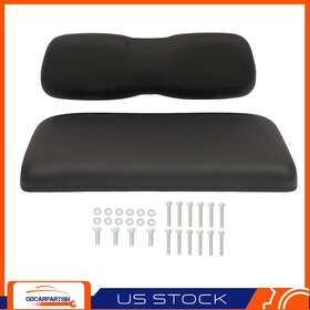 Gdc17162725m Gdcarpartsin-motors Black Golf Cart Front Seat With Back Cushion Set Fit For Club Car Ds