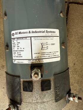 5bc49jb1132 Ge Golf Cart 36 Volt 8hp 19-spline High Torque Motor Ezgo
