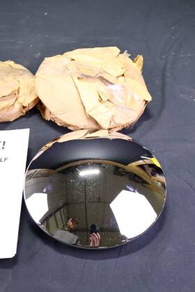 83962-66 Harley-davidson Vintage Amf Golf Cart Rear Hub Caps Pair Nos