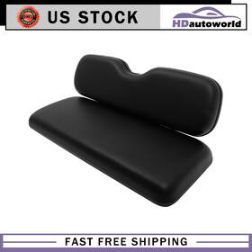 Hdautoworld H8416372384ld Black Rear Golf Cart Cushion Set Fit For E-z-go St Sport Valor Models