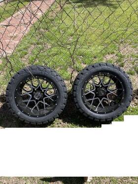546802 Huskey 2 14 Inch Golf Cart Wheels 22x10-14 Street All Terrain Ezgo Club Car Ymh 546802 Huskey 2 14 Inch Golf Cart Wheels 22x10-14 Street All Terrain Ezgo Club Car Ymh