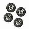 K1065 Flash Machined Face Golf Cart Wheels Set Of 738771244629