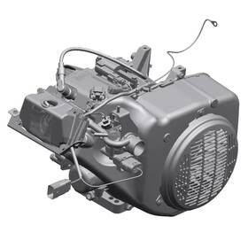 658237 Kawasaki Ez-go/cushman Small Engine Fj400d Gas Efi 13.5hp -