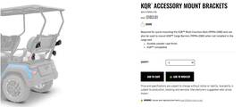 99994-2178 Kawasaki Kqr Accessory Mount Brackets Oem Nav 4e 2025